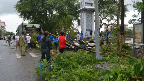 Localidades vietnamitas se recuperan del tifón Rammasun